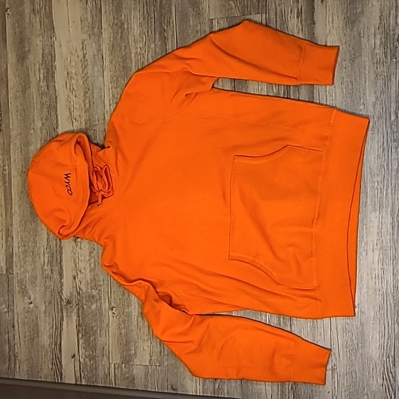 WyCo Anarchy Orange/Black Pullover Hoodie - Sz L - Picture 2 of 3